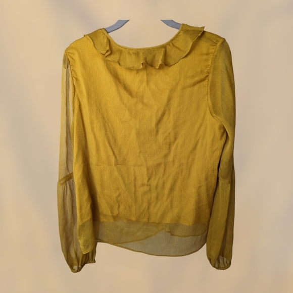 Sunday In Brooklyn Ripple Crepe Blouse - Picture 3 of 6